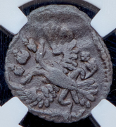 Полушка 1731 (в слабе) (брак)