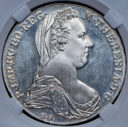 Талер 1780 "Мария Терезия". Рестрайк (Австрия) (в слабе)