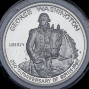 1/2 доллара 1982 "250 лет со дня рождения Джорджа Вашингтона" (США) S