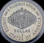 1 доллар 1987 "200 лет Конституции США" (США) S