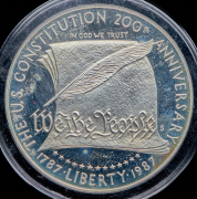 1 доллар 1987 "200 лет Конституции США" (США)