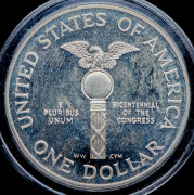 1 доллар 1989 "200 лет Конгрессу" (США)