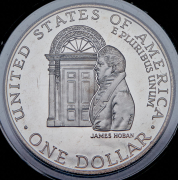 1 доллар 1992 "200 лет Белому Дому" (США) W