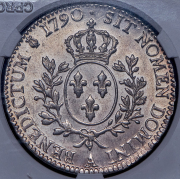1 экю 1790 (Франция) (в слабе) A