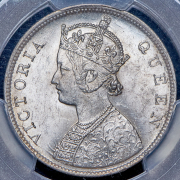 1 рупия 1862 (Британская Ост-Индская Компания)  (в слабе)