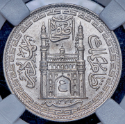 1 рупия 1914 (Хайдарабад, Индия) (в слабе)