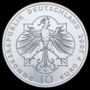 10 евро 2007 "800 лет со дня рождения Елизаветы Венгерской" (Германия) А
