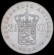 2 1/2 гульдена 1964 (Нидерландские Антиллы)