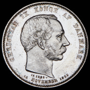 2 кроны 1888 "25 лет правления Кристиана IX" (Дания)