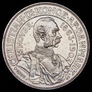 2 кроны 1903 "40 лет правления Кристиана IX" (Дания)
