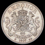 2 кроны 1907 (Швеция)