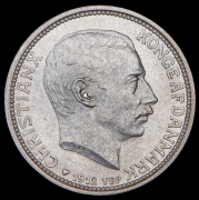 2 кроны 1912 "Смерть Фредерика VIII и вступление на престол Кристиана X" (Дания)