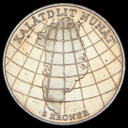 2 кроны 1953 "Кампания против туберкулёза в Гренландии" (Дания)