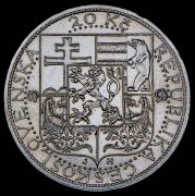 20 крон 1937 "Смерть президента Масарика" (Чехословакия)