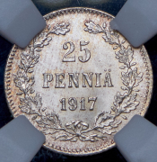 25 пенни 1917 (Финляндия) (в слабе) S