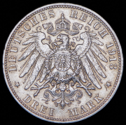 3 марки 1913 (Гамбург) J