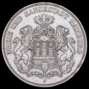3 марки 1914 (Гамбург) J