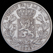 5 франков 1873 (Бельгия)