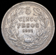 5 песо 1927 (Чили)