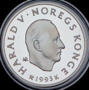 50 крон 1993 "XVII Зимние олимпийские игры. Лыжные гонки" (Норвегия)