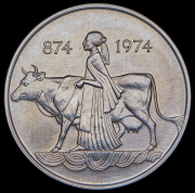 500 крон 1974 "1100 лет первым поселенцам" (Исландия)