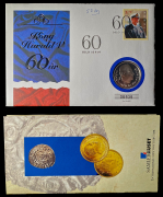 Набор из 2 монет 5, 50 крон 1995 "50 лет ООН" (Норвегия) (в п/у)