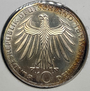 Набор из 2 сер  монет 10 марок 1972 "Олимпиада" (Германия) (в п/у)