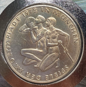 Набор из 2 сер  монет 10 марок 1972 "Олимпиада" (Германия) (в п/у)
