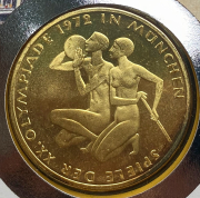 Набор из 2 сер  монет 10 марок 1972 "Олимпиада" (Германия) (в п/у)