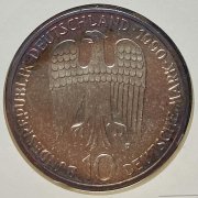 Набор из 3 сер  монет 10 марок 1988-1990 (Германия) (в п/у)