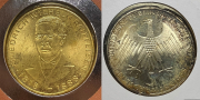 Набор из 4 сер  монет 5 марок 1968  1975 (Германия) (в п/у)