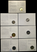 Набор из 7 сер. монет 5, 10 марок 1968-1997 (Германия) (в п/у)