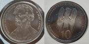 Набор из 7 сер  монет 5  10 марок 1968-1997 (Германия) (в п/у)