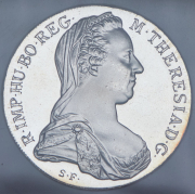 Талер 1780 "Мария Терезия". Рестрайк (Австрия) (в слабе)