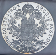 Талер 1780 "Мария Терезия". Рестрайк (Австрия) (в слабе)