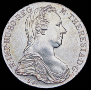 Талер 1780 "Мария Терезия". Рестрайк (Австрия)
