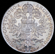 Талер 1780 "Мария Терезия". Рестрайк (Австрия)