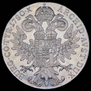 Талер 1780 "Мария Терезия". Рестрайк (Австрия)