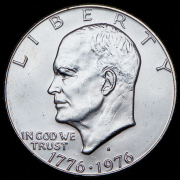 1 доллар 1976 "200 лет независимости США" (США) S