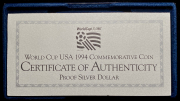 1 доллар 1994 "Чемпионат мира по футболу" (США) (в п/у) S