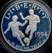 1 доллар 1994 "Чемпионат мира по футболу" (США) (в п/у)