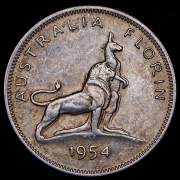 1 флорин 1954 (Австралия)