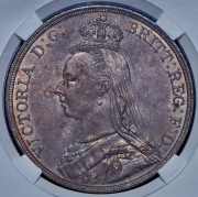 1 крона 1889 (Великобритания) (в слабе)