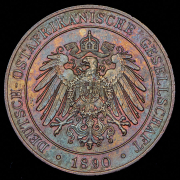 1 пеза 1890 (Германская Восточная Африка)