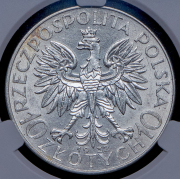 10 злотых 1932 (Польша) (в слабе)