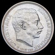 2 кроны 1912 "Смерть Фредерика VIII и вступление на престол Кристиана X" (Дания)