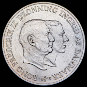 2 кроны 1953 "Кампания против туберкулёза в Гренландии" (Дания)