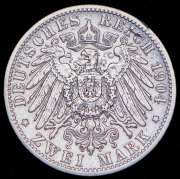 2 марки 1904 (Вюртемберг) F