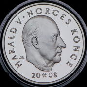 200 крон 2008 "200 лет со дня рождения Генрика Вергеланна" (Норвегия) (в п/у)