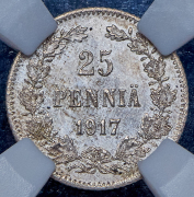 25 пенни 1917 (Финляндия) (в слабе) S